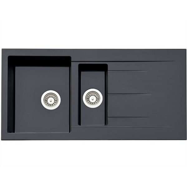 Asil 1.5 Bowl Sink Blk Granite 100 x 50c