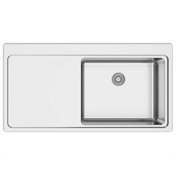 Asil 1 Bowl S/Stl Flushmount 52 x 100 cm 52*100 1 Bowl