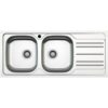 Asil 2 Bowl Sink S/Steel Right 50 x116 c