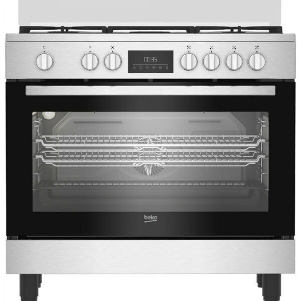 Beko Cooker Dual Fuel 5 Burners 90 cm