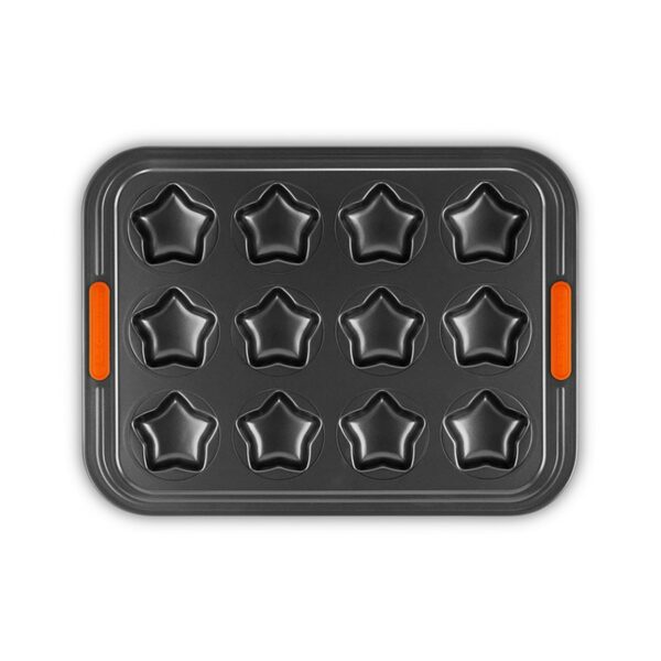 Le Creuset 12 Cup Star Bakeware Blk.Tray