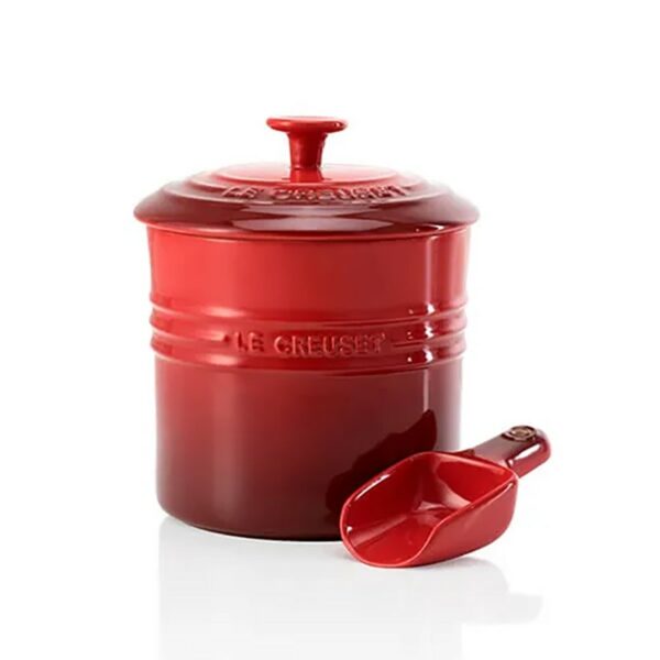 Le Creuset Pet Food Storage Jar Cerise