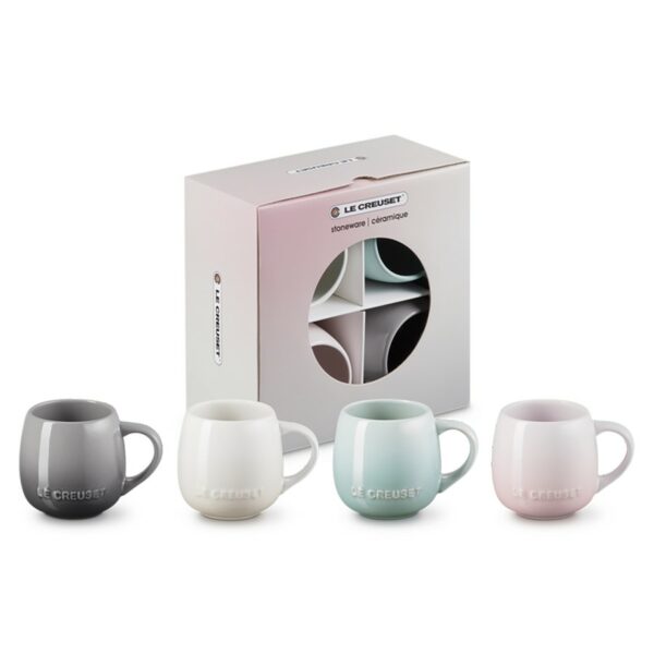Le Creuset Set of 4 Sphere Mugs 320 ml