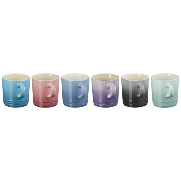 Le Creuset London 6 Coffee Mugs 350 ml