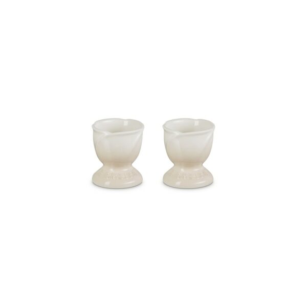 Le Creuset 2 Tulip Egg Cups Sea Salt - Image 5