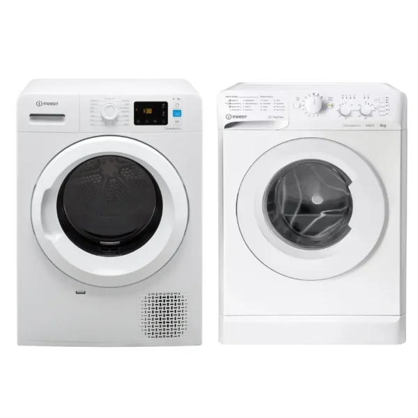 Indesit Washing Machine & Tumble Dryer 8Kgs Set