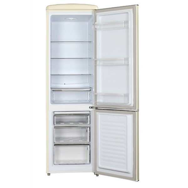 FrigeluX Fridge Freezer Cream 183x53 cm - Image 2