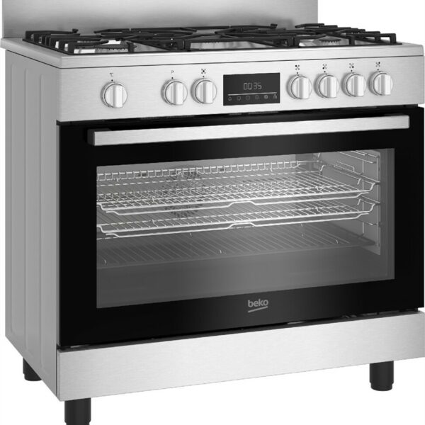 Beko Cooker Dual Fuel 5 Burners 90 cm - Image 2