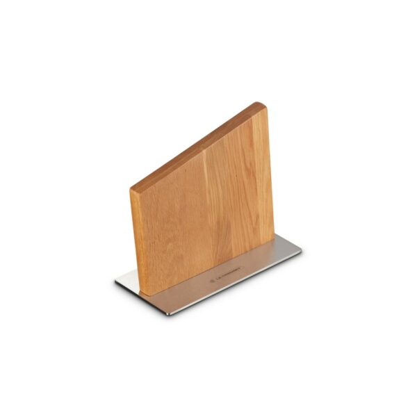 Le Creuset Magnetic Oak Wood Knife Block - Image 2