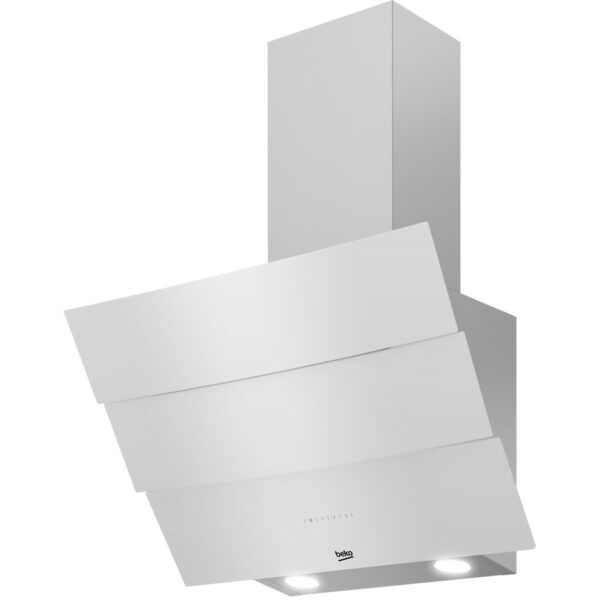 Beko Hood Slanting Crystal White - Image 2