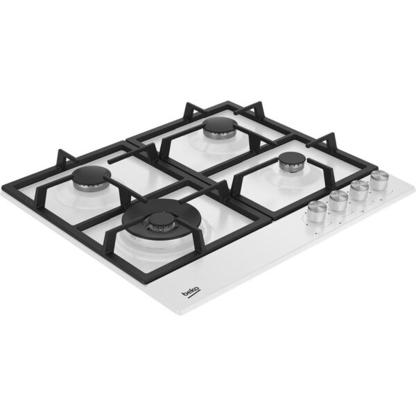 Beko Hob Gas 4 Burners White - Image 2