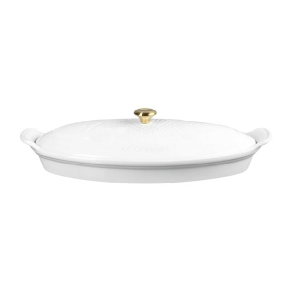 Le Creuset Heritage Fish Baker Wht 34cm - Image 2