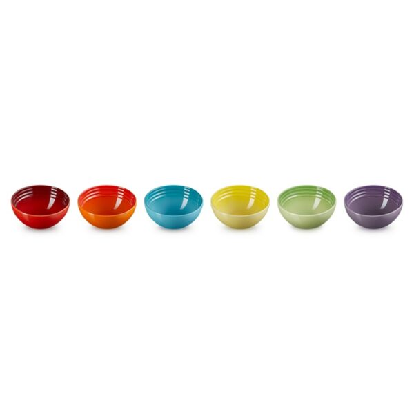 Le Creuset 6 Dessert Bowl Rainbow 330 ml - Image 2