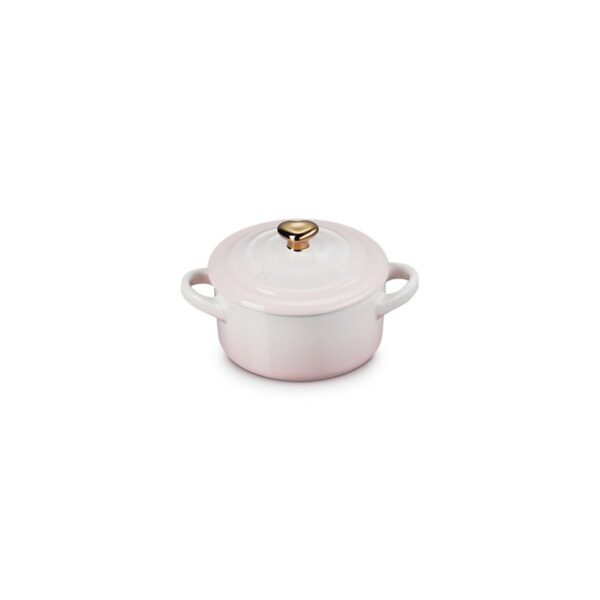 Le Creuset Rd Cocotte Hrt Knob Wht 10 cm - Image 7