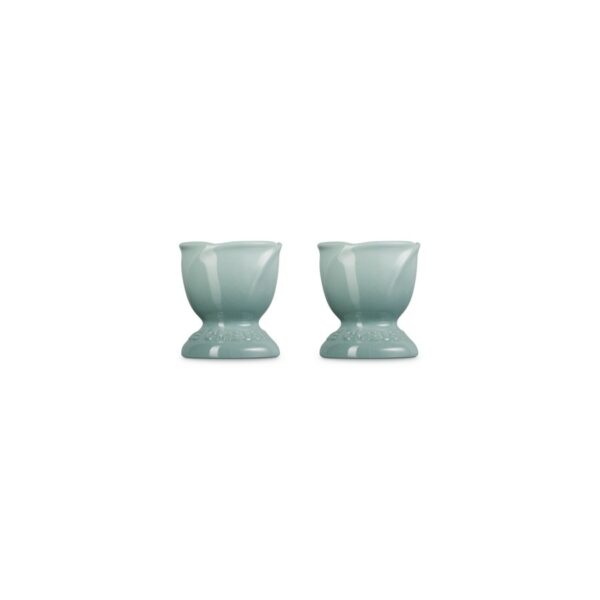 Le Creuset 2 Tulip Egg Cups Sea Salt - Image 2