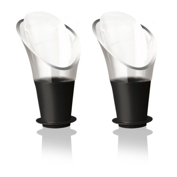 Vacuvin Wine Server Crystal Black 2 Pcs. Black Blister