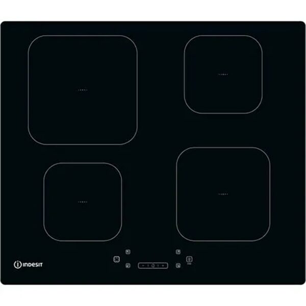 Indesit Hob Induction 4 Burners Black