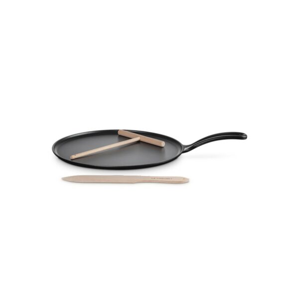 Le Creuset Rd. Crepe Pan Mat/Black 27 cm