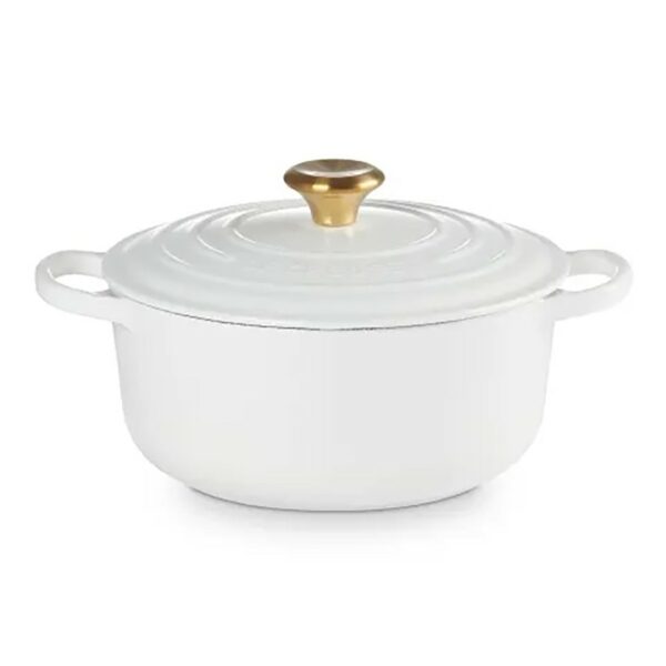 Le Creuset Round Casserole White 20 cm