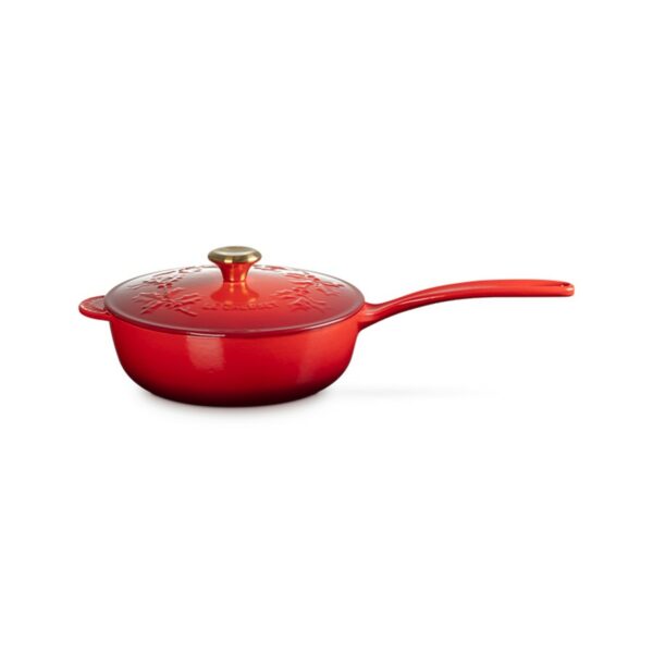 Le Creuset Holly Saucier Pan Cerise 21cm