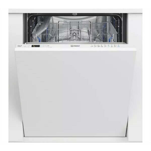 Indesit Built-in Push&Go Full Size Dishwasher White 14 Place Settings