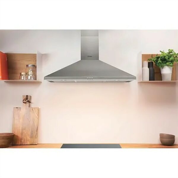 Indesit Hood Canopy Wall Mounted 90 cms - Image 2