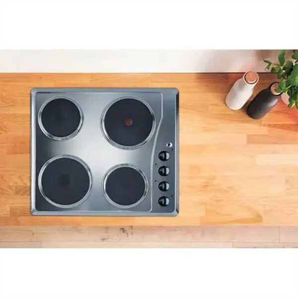 Indesit Hob 4 Hotplates Stainless Steel - Image 2
