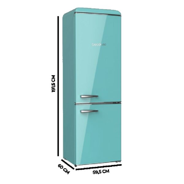 Cecotec Retro Fridge Combi Green 300 L - Image 2