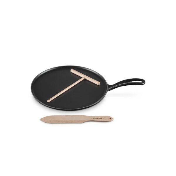 Le Creuset Rd. Crepe Pan Mat/Black 27 cm - Image 2
