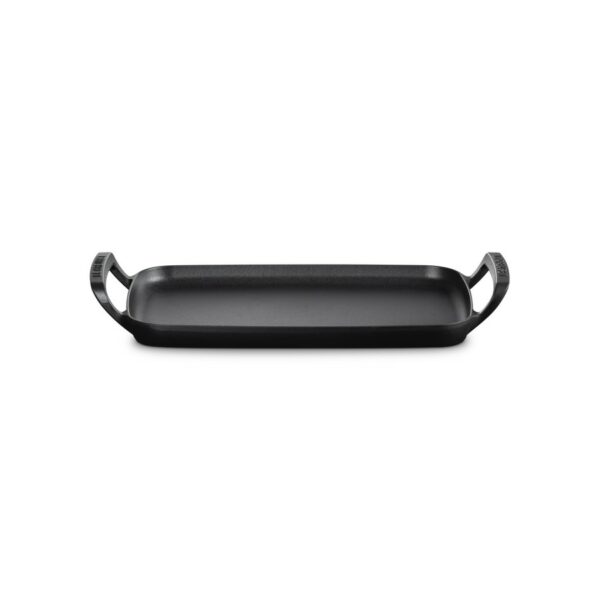 Le Creuset O/Door Rect. Griddle M/Black - Image 2