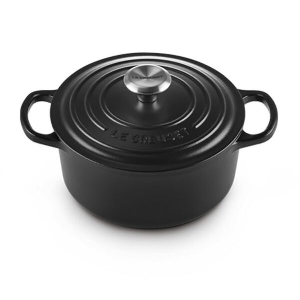 Le Creuset Round Casserole S/Black 18 cm - Image 2