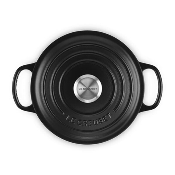 Le Creuset Round Casserole S/Black 18 cm - Image 4