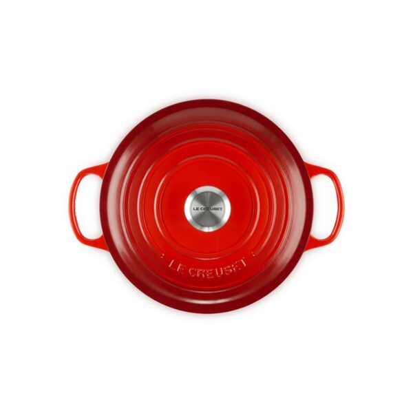 Le Creuset Round Casserole Cerise 26 cm - Image 4