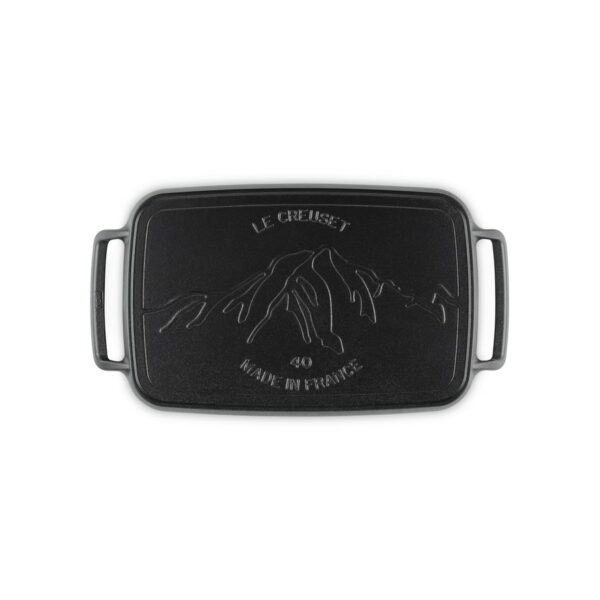 Le Creuset O/Door Rect. Griddle M/Black - Image 5