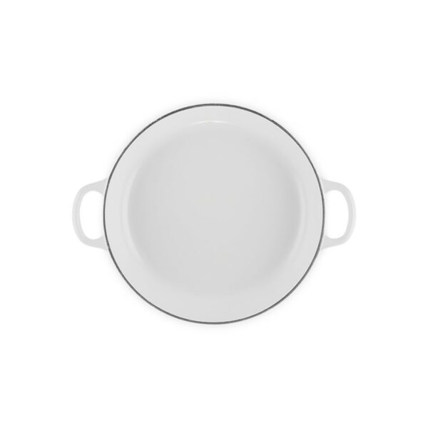 Le Creuset Round Casserole White 26 cm - Image 5
