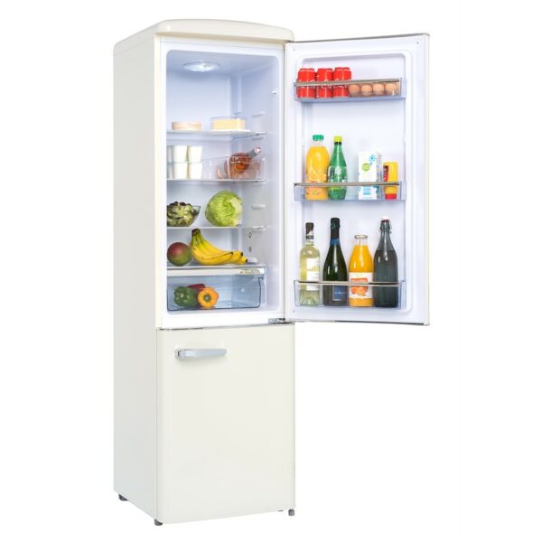 FrigeluX Fridge Freezer Cream 183x53 cm - Image 3