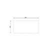 Asil 1.5 Bowls Sink 100 x 50.0cms LEFT Lines LINEN - Image 3