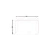 Asil 2 Bowl Sink 74 x 44 cm NO Drain U/Mount Brushed - Image 3