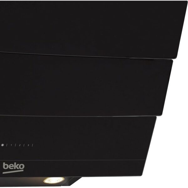 Beko Hood Slanting Glass Black 90 cm - Image 3