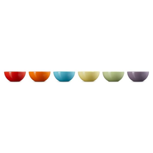 Le Creuset 6 Dessert Bowl Rainbow 330 ml - Image 3