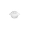 Le Creuset Pumpkin Cocotte White 350 ml - Image 3