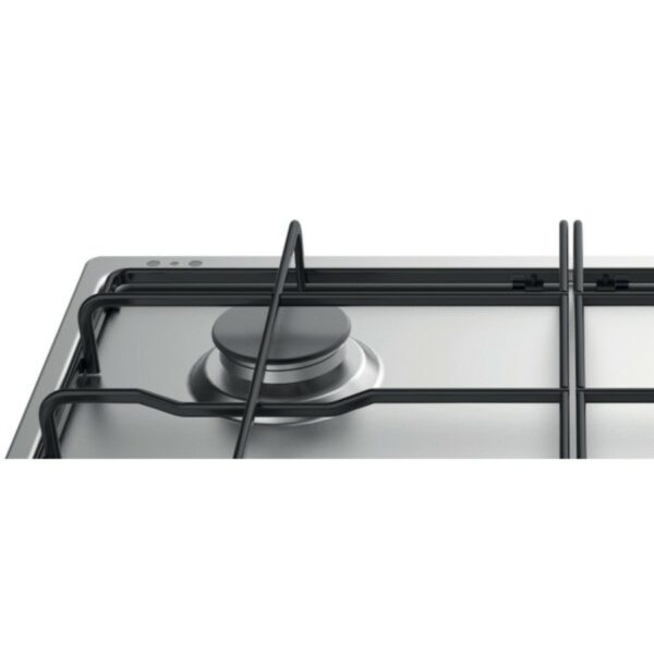 Indesit Hob Gas 4 Burner Stainless Steel - Image 4