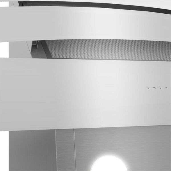 Beko Hood Slanting Crystal White - Image 4