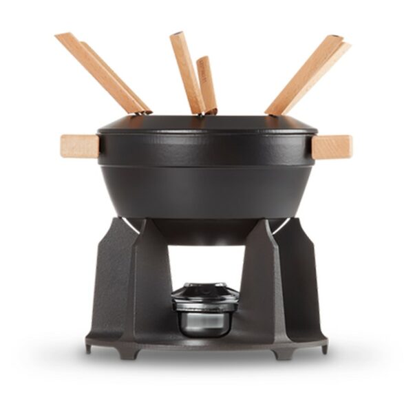 Le Creuset Cheese & Meat Fondue St/Blk - Image 4