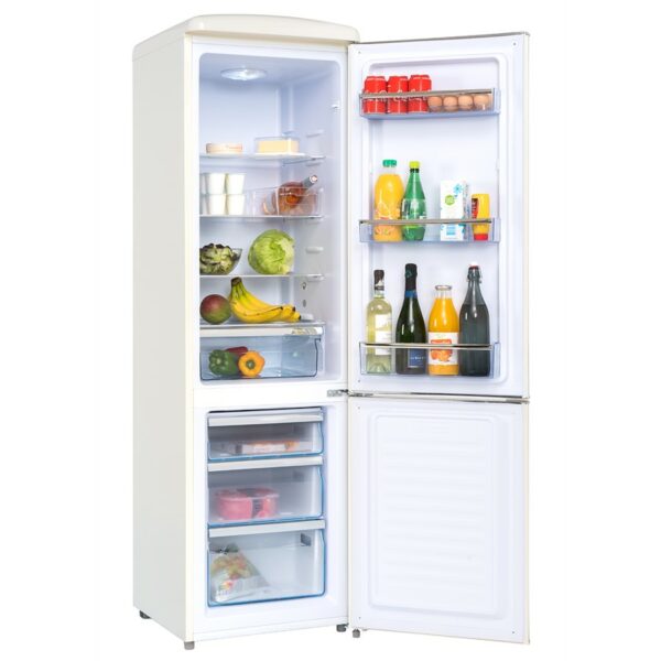 FrigeluX Fridge Freezer Cream 183x53 cm - Image 4