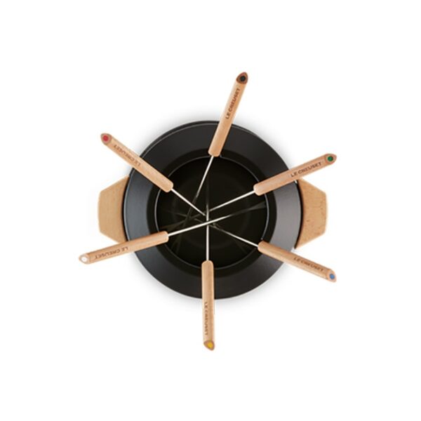 Le Creuset Cheese & Meat Fondue St/Blk - Image 5