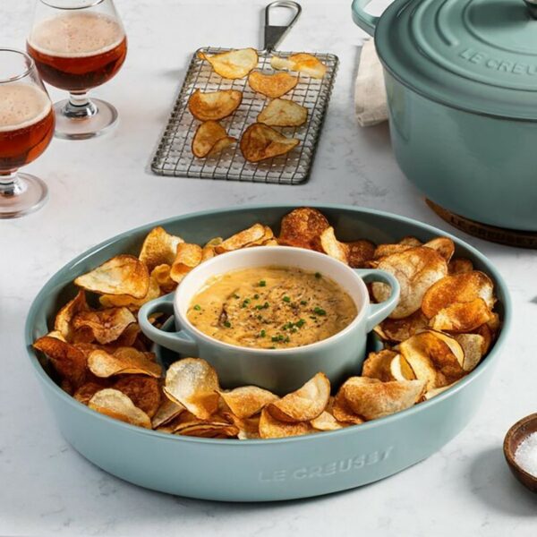 Le Creuset Chip &Dip Oval Platter S/Salt - Image 5