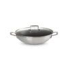Le Creuset Wok Non-Stick Coating & Glass - Image 5