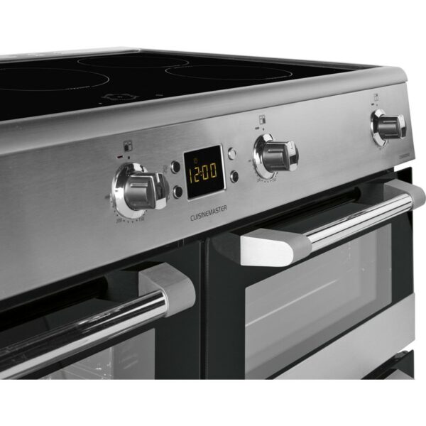 Leisure 100 cm Electric Range Cooker S/S - Image 7