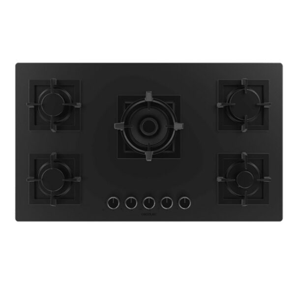 Cecotec G5800S Gas Hob 5 Burner Black